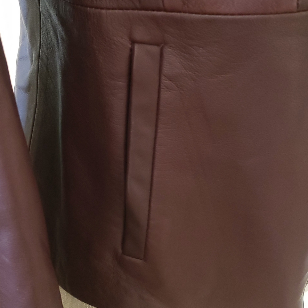 Leather jacket S/P - Picture 4 of 12